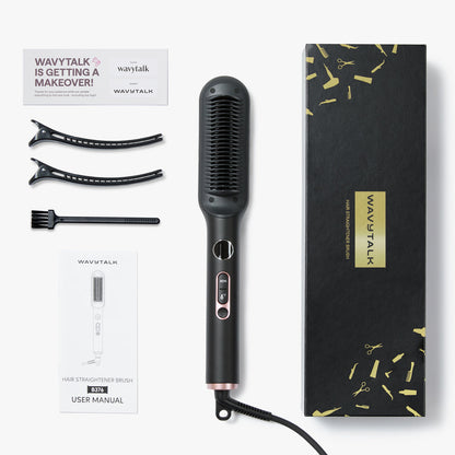 Black Sleek Sweep with packaging, manual, and accessories on a white background